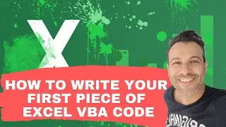 How to write your First Piece of Excel VBA Code