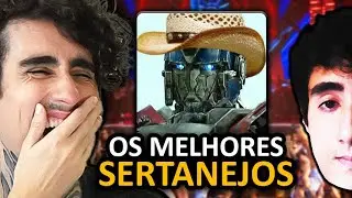 Felps e @meiaum2 ouvindo MÚSICA COM I.A. 🤖 Suno