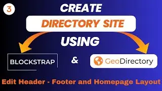 #3 Creating a Directory Website with Blockstrap Theme - Edit Header - Footer and Homepage Layout