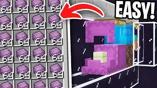 Easiest 1.21 Shulker Farm in Minecraft Bedrock!