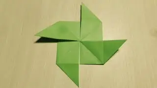 Cómo hacer Molino de viento. Origami. El arte de doblar el papel