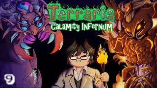 [Terraria Calamity Infernum Collab] Yharon, Exo Mechs, and Calamitas down! The End