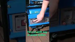 How to start a petrol generator