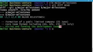 068 Viewing and Comparing changes   Git Working directory vs Commit area Lab