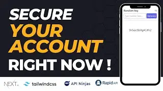 Generate Strong Passwords with Next.js 13, Tailwind CSS, API Ninjas and Rapid API