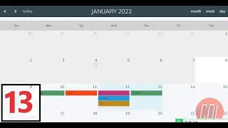 (13) Add Colors at Event Creation time in fullcalendar js | Dynamically Add Calendar Events Color