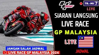 Jadwal Siaran Langsung race MotoGP Malaysia 2024 hari ini - gp Malaysia live Trans7