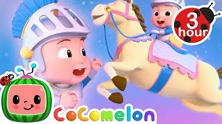 Lord JJ's Fantasy Pony Ride 🎠 CoComelon Nursery Rhymes and Kids Songs | 3 HOURS | After School Club