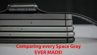 Comparing EVERY SPACE GRAY Apple Has Ever Made!