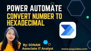 Power Automate Convert Number to Hexadecimal