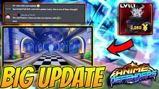 *HUGE* Anime Defenders Update 3 Sneaks.. New Units + New Game Mode