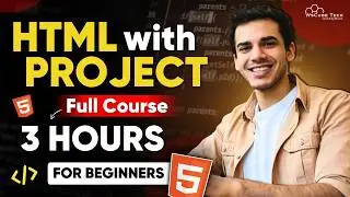 HTML Full Course for Beginners in HINDI | Learn HTML with Projects in 3 Hours [2024]