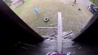 Fun Redneck Barn Jump Fail