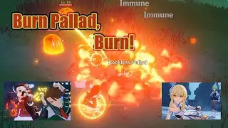 Klee burned Reckless Pallad - Help the Slimes!