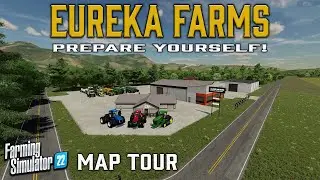 “EUREKA FARMS” CRAZY STUFF!! FS22 MAP TOUR! | NEW MOD MAP! | Farming Simulator 22 (Review) PS5.