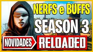 MUDARAM TUDO! NOVOS NERFS E BUFFS NAS ARMAS SEASON 3 RELOADED WARZONE 3!