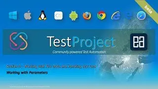 Working with test data parameterization with TestProject for mobile automation testing