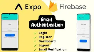 Email Authentication With Verification In React Native and Firebase App | React Native Tutorial |