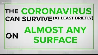 VERIFY: How does coronavirus spread on surfaces?