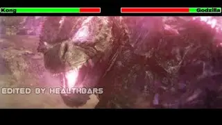 Kong vs. Godzilla (Egypt Fight) with healthbars