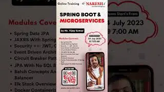 Spring Boot & Microservices Training By Mr. Vijay Kumar  |  #springboot #microservicestutorial