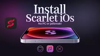 Install Latest Scarlet iOS on iPhone & iPad without Jailbreak & PC | Install Scarlet no revoke iOS