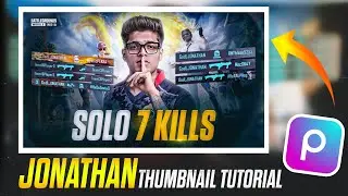 How To Make Thumbnail Like Jonathon In PicsArt 🔥 #jonathan