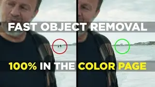 Quickly Remove Objects 100% In The Davinci Resolve 17 Color Page