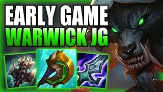 HOW TO PLAY WARWICK JUNGLE & COMPLETELY TAKE OVER THE EARLY GAME! Best Build/Runes League of Legends