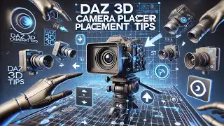 Move around your scene with cameras in Daz3D