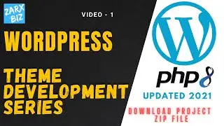 #1 WordPress tutorial 2020 for beginners | WordPress theme development | Easiest way | 2021