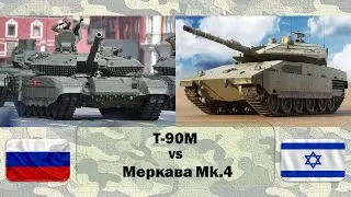 Т-90М vs Меркава Мк.4. Сравнение танков России и Израиля.