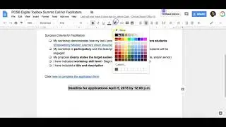 Updates in Google Docs