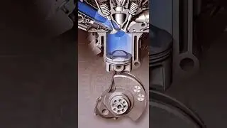 How engine piston work and air intake & exhaust system working #foryou #automobileengine #piston