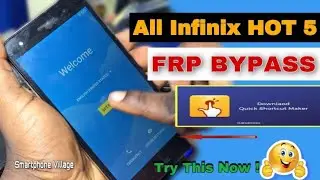 All infinix Hot 5 X559 FRP BYPASS 100%OK Solution Hot 5 X559c google Account Remove Without Pc