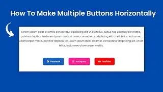 How To Make Multiple Buttons Horizontally In Elementor || DCreato Academy