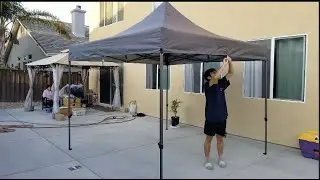 COBIZI 10x10 Pop Up Canopy, Ez Up Canopy, Commercial Instant Canopies, Heavy Duty, Waterproof, UV