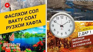 Забони руси - Фаслхои сол + Вакту соат ва рузхои хафта