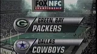 1995 NFC Championship Packers vs Cowboys Highlights (Fox intro)