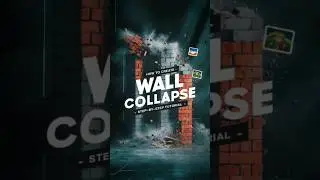 How to Create an Attractive Wall Collapse Intro Design | Tech AI