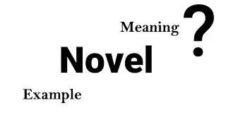 Novel Meaning Example Definition | EWD-English Word Dictionary | English Word In-depth Mean