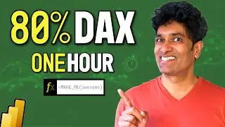 Learn 80% of DAX in an Hour (with FREE sample file)