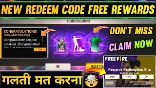 CLAIM FREE REWARDS | TODAY'S NEW REDEEM CODE FREE FIRE | 29 JUNE FREE REWARDS REDEEM CODE FREE FIRE