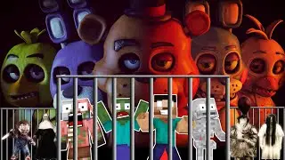 FNAF and Ghosts Prison Escape - Minecraft Animation