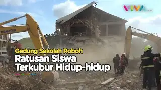 Video Dramatis Gedung Sekolah Roboh, Puluhan Siswa Tewas