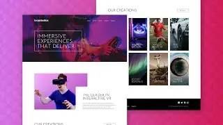 How to create responsive loopstudios landing page with HTML CSS JS | Frontend Mentor