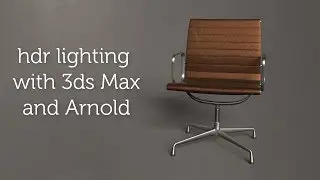 hdri studio lighting in 3dsMax and Arnold