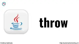 Throw Keyword in Java | throw Keyword in Java Exception Handling with Example | Exception Handling