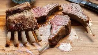 Rack of Lamb Recipe with Rosemary and Dijon Mustard - Eat Simple Food