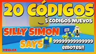 ✅5 NUEVOS CÓDIGOS✅20 CÓDIGOS de🤓 SILLY SIMON SAYS 🤓Roblox 2024🤓Códigos de Simón Tonto Dice 🤓 EMiLiOR